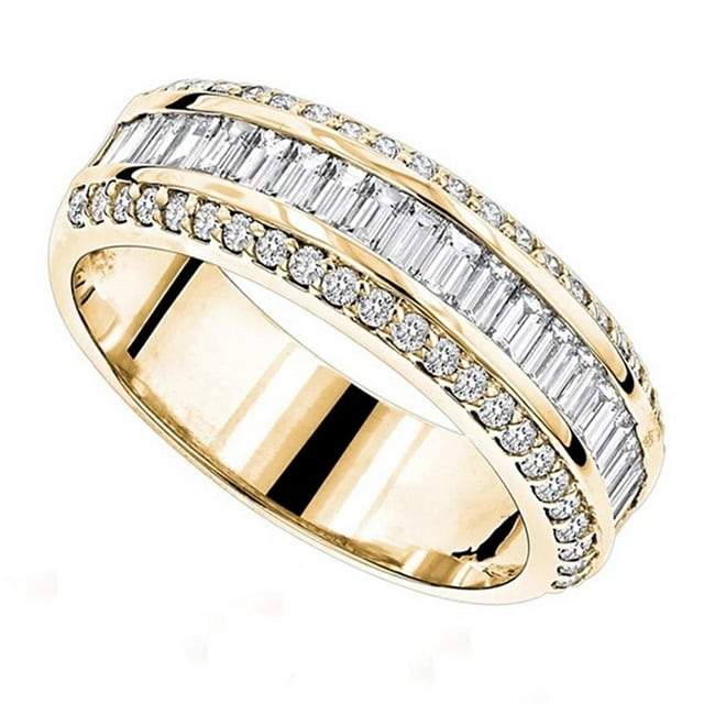 Xihbxyly Anillos de Acero y Titanio con Piedras Preciosas para Hombre y Mujer, Ideales para San Valentín.