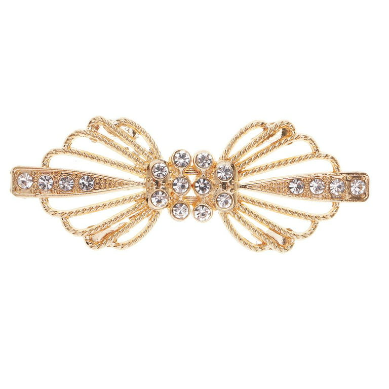 ETHOON Brooch Pins for Women Fashion, Decorative Safety Pins for Clothes, Sweater Shawl Clip Gold Bling Flower Butterfly Bowknot Brooch Pins for Women