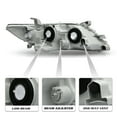 thumbnail image 3 of For 2007 2008 2009 Toyota Camry Black Projector Headlight Assembly Headlamps L+R, 3 of 7