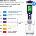 thumbnail image 2 of Digital Salinity Meter, High Accuracy 5 In 1 Salinity Tester, 2 of 5