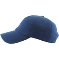 thumbnail image 3 of Classic Unisex Cotton Adjustable Low Crown Baseball Cap – Plain Dad Hat, 3 of 7