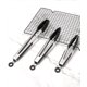 thumbnail image 4 of Pinzas de cocina de acero inoxidable, juego de 3 pinzas para alimentos resistentes con mango ergonómico, color negro Rojo Verde, 4 of 5