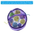 thumbnail image 5 of REGALWOVEN Yarn Storage Bag, Portable Crochet Knitting Bag Case Skein Ball Holder Purple, 5 of 5
