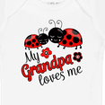 thumbnail image 4 of Inktastic My Grandpa Loves Me with Cute Ladybugs Boys or Girls Baby Bodysuit, 4 of 5