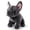 gray, variant on French Bulldog Stuffed Animal -8.7 '' Realistic Dog Plush Toy Doll, Expressive Plushies Gift