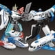 thumbnail image 2 of Figuras de acción de Anime para niños, 19CM de transFormación de clásico juguete, genial Robot, coche, avión, modelo de dinosaurio, regalo para niños, 2 of 4