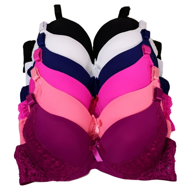 Women Bras 6 pack of Bra Plus Size DDD cup F cup Size 42DDD (8231