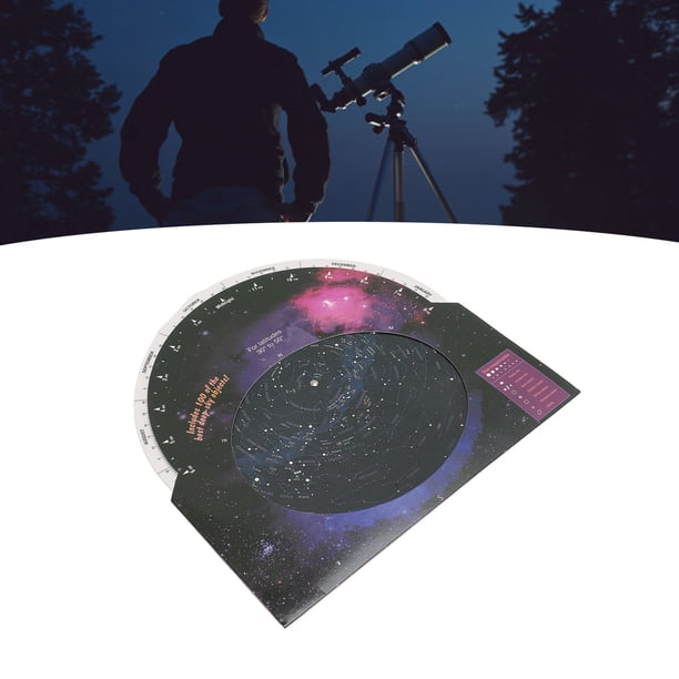 Buscador de Dirección Giratoria de Mapa de Estrellas, Guía de Mapa de Estrellas Accesorio de Telescopio para Nebulosas