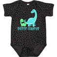 thumbnail image 3 of Inktastic Sister-saurus Cute Brontosaurus Family Boys or Girls Baby Bodysuit, 3 of 5
