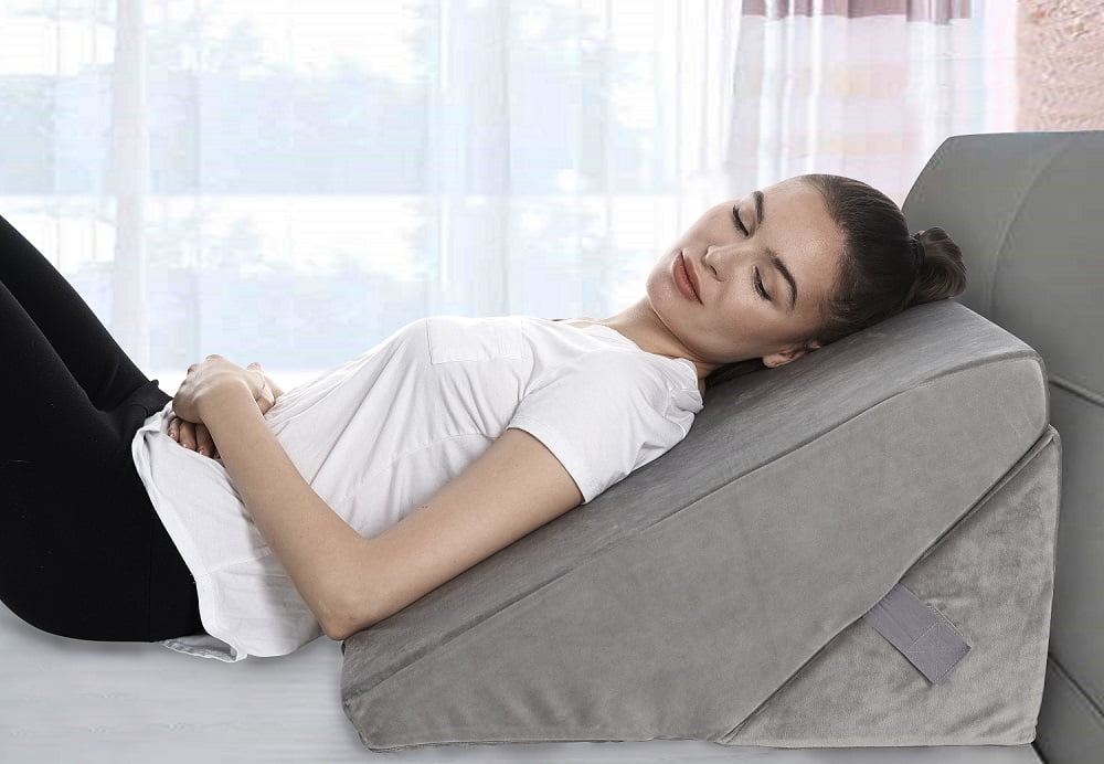 Restorology Elevating Memory Foam Leg Rest Pillow Best Wedge Pillow 