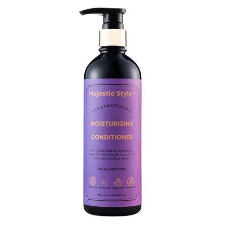 Majestic Style Vegan & Organic Moisturizing Conditioner 16.6 fl oz