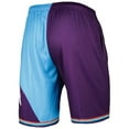 thumbnail image 3 of Men's Mitchell & Ness Turquoise/Purple Utah Jazz Hardwood Classics 1996 Split Swingman Shorts, 3 of 3