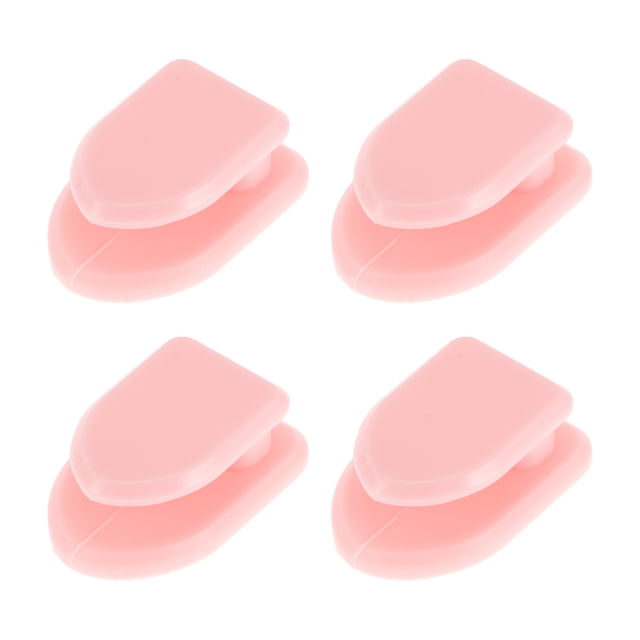 Ganchos de Almacenamiento Universales para Automóviles Unique Bargains 4 Pcs para la Mayoría de Automóviles, SUVs y Camiones Ganchos Adhesivos para Automóviles de Plástico Resistente Rosa 1.18"x0.79"