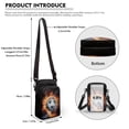 thumbnail image 6 of HELLHERO with Zipper Crossbody Sling Bag, Polyester Women Shoulder Bag for Adult, FlameWaterBall, 6 of 7