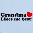 thumbnail image 2 of CafePress - Grandma Likes Me Best Infant Bodysuit - Baby Light Bodysuit, Size Newborn - 24 Months, 2 of 4
