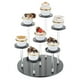 thumbnail image 4 of Exhibidor de Postres de Acrílico, Estante de Almacenamiento de Joyas, Pasteles, Perfumes, Estante de Exhibición de Cupcakes de Cumpleaños, Organizador de Juguetes, Color Negro, 4 of 5