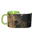 thumbnail image 3 of Halloween Coffee Mug, Halloween Gothic Skull Rose B Ceramic Tea Cups Halloween Party Cups for Hot/Cold Beverages, Cute Coffee Cups for Kitchen Holiday Gift Coffee Bar Accessories, 3 of 6