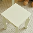 thumbnail image 5 of SamyoHome Kids Vanity Set with Chair Dressing Table and Stool Set with Lighted Mirror Light Yellow, 5 of 16