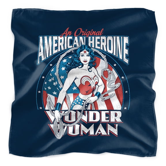Wonder Woman American Heroine Bandana (21 in x 21 in)