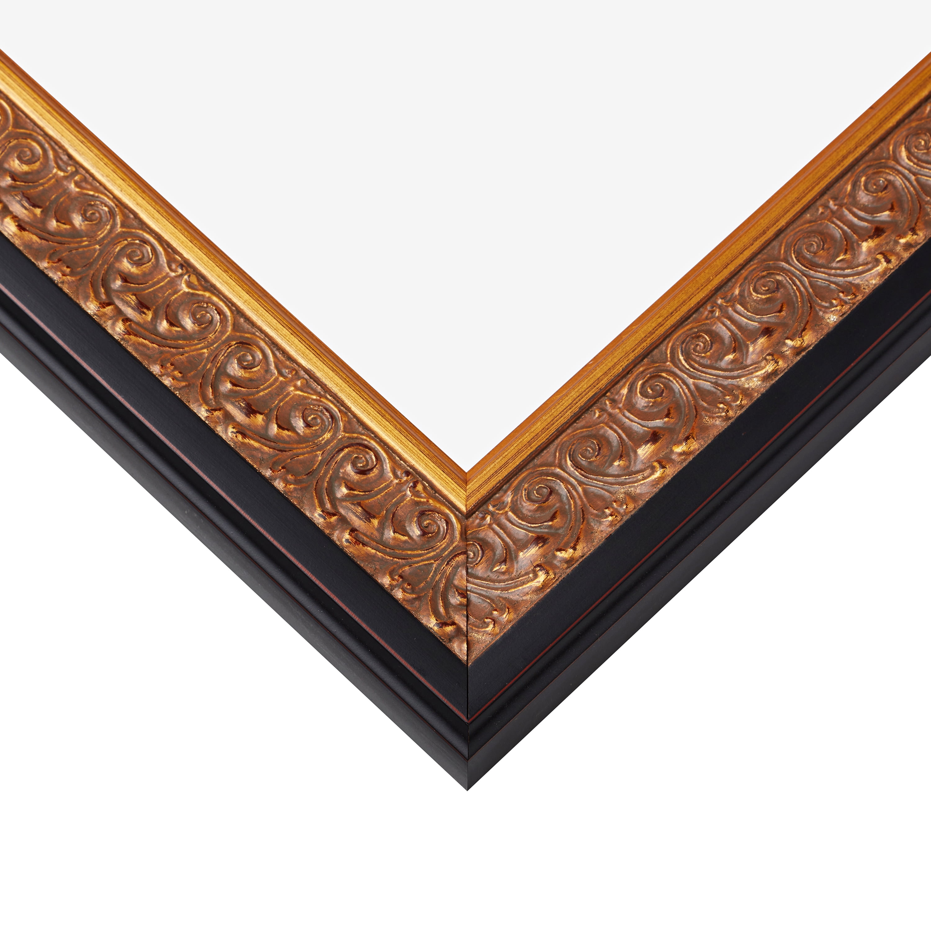 Craig Frames Furio, 18x24 inch Picture Frame, Gold and Black