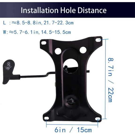 Gaming Chair Tilt Mechanism Replacement, Heavy Duty 6'' X 8.7''- for Executive, Desk and Gaming Chairs