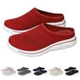 thumbnail image 4 of Mepaouo Orthopedic Mule Clogs for Women Knit Walking Slip on Sneakers Backless Shoes with Arch Support, 4 of 7