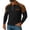 Black, variant on UTSJKR Men's Contrast Trim Color Block Waffle Knit Quarter-Zip Button up Collared Shirt, Retro Style Casual Pullover, Daily Street Outdoor Leisure Wear Black M