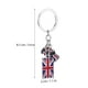 thumbnail image 3 of Llavero de coche con la bandera del Reino Unido, creativo llavero de estilo británico, colgante de metal para bolso de coche, bonitos colgantes, llavero vintage con la bandera nacional., 3 of 4