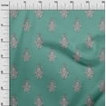 thumbnail image 2 of oneOone Viscose Chiffon Fabric Leaves|Floral & Paisley Block Print Fabric BTY 42 Inch Wide, 2 of 4