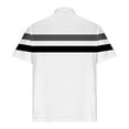 thumbnail image 5 of hotojiny Big and Tall Mens Shirt Fashion Color Block Short Sleeve Sport Golf Shirts Casual Button Collar Performance Tops, 5 of 5