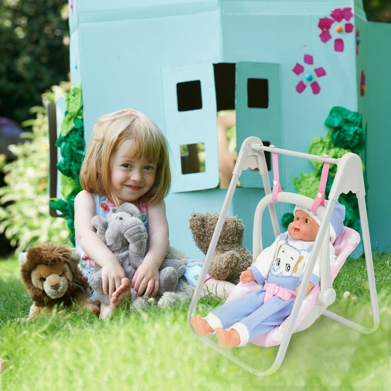 Yexmas 2 in 1 Baby Doll Swing and Portable Carrier Seat for
