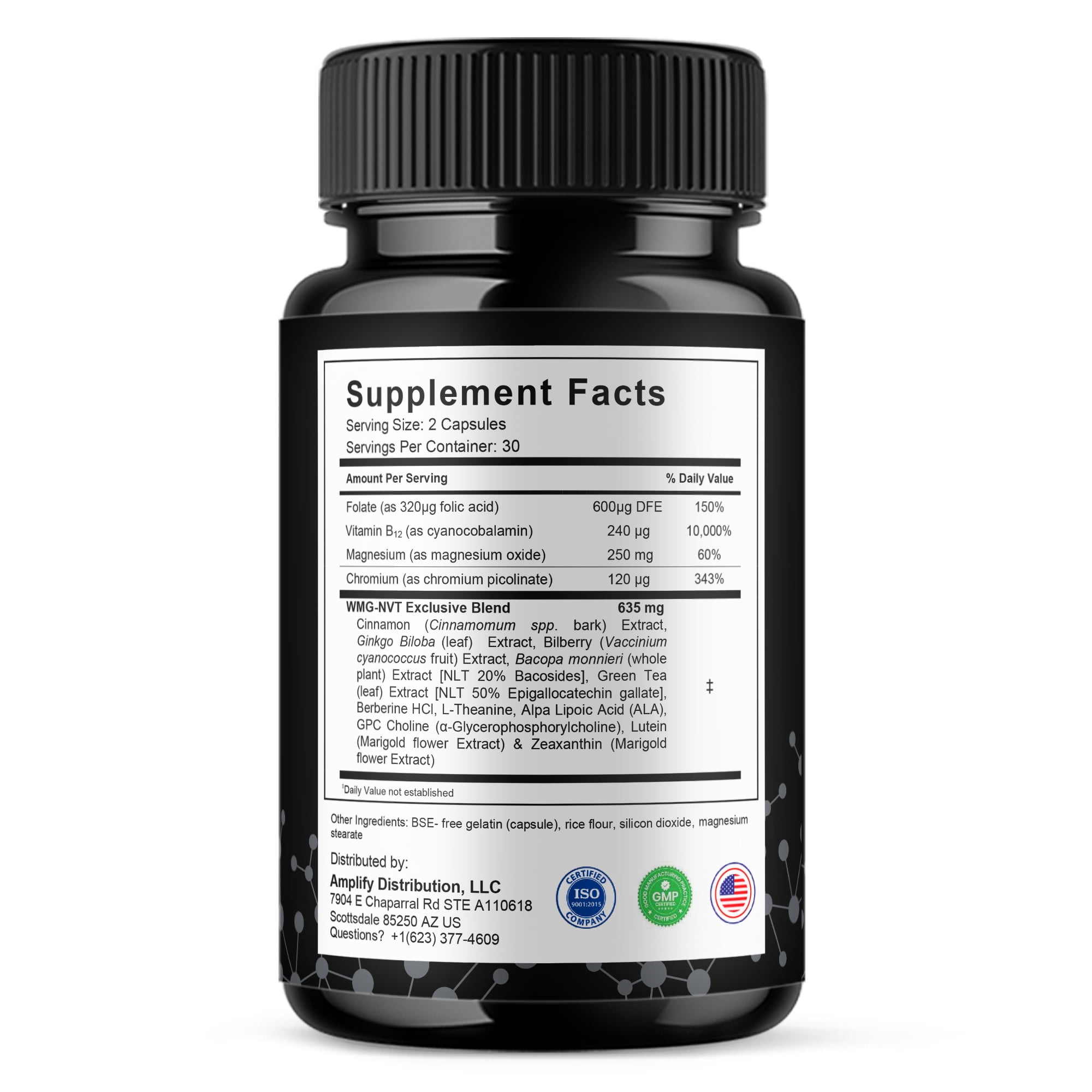 (5 Pack) Neuro Mind Pro Pills, NeuroMindPro Brain Health Formula (300 Capsules)