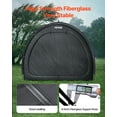 thumbnail image 4 of VEVOR Outdoor Bike Storage Tent Fan-Shaped Waterproof Bike Tent for 1 to 2 Bikes, 4 of 9