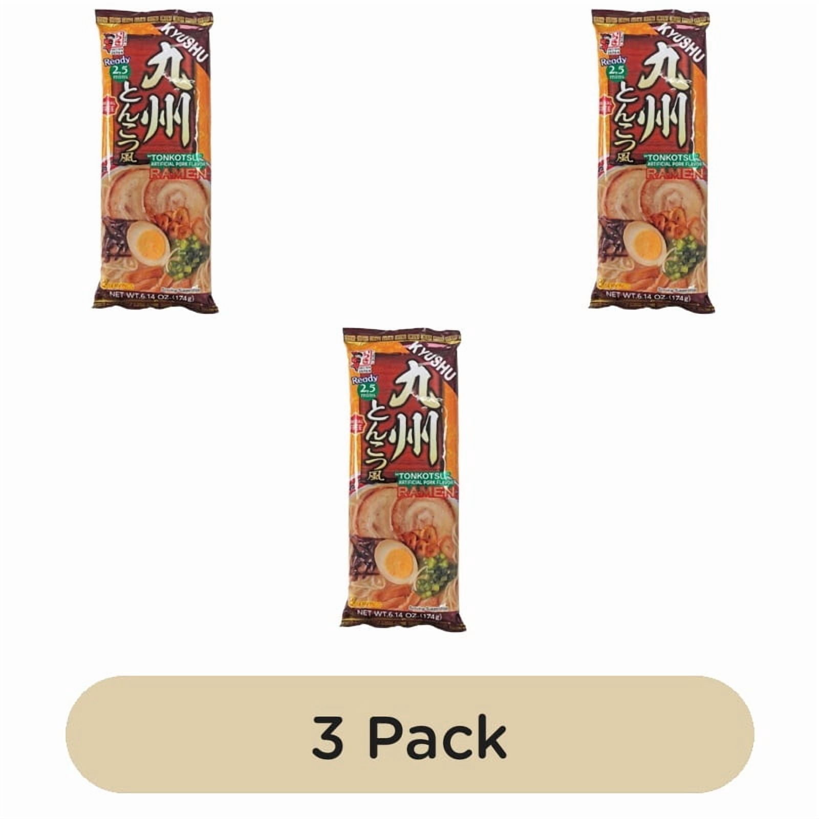 Itsuki Kyushu Tonkotsu Ramen Noodles 174g, British Import (Pack of 3)