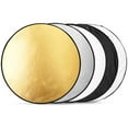 thumbnail image 1 of 5 In 1 Light Reflector (60Cm ?) Reflector Photography Portable Foldable For Camera Reflector Studio Light Diffuser, 1 of 4