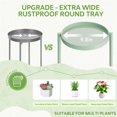 thumbnail image 3 of Large Plant Stand Indoor Wide Tall Corner Metal Plant Stands Outdoor for Multiple Plants Folding ed Flower Display Holder Rack Shelf, 3 of 7