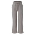 thumbnail image 1 of WILLBEST Pantalones Casuales de Mujer con Bolsillos Anchos y Sueltos para Una Comodidad Elegante y Versatilidad En La Moda Cotidiana. Mediana, 1 of 6