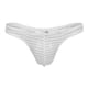 thumbnail image 2 of 2x Bolsa De Rayas De Malla Transparente Para Hombres Sexy Tanga Breve Ropa Interior Con Espalda En T XL Blanco SM SunniMix Calzoncillos de malla transparente, 2 of 8