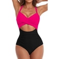 thumbnail image 1 of Bikini de talle alto para control de barriga traje de baño de dos piezas para mujer FLhrweasw Para estrenar, 1 of 8