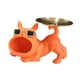 thumbnail image 4 of Estatua de perro bulldog, llavero, bandeja, cuenco, escultura de resina, artesanía, joyería Naranja, 4 of 9