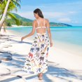thumbnail image 7 of Women Sarong Wraps African Elephant Giraffe Swimsuit Beach Pareo Bikini Coverups Skirt M, 7 of 7