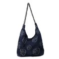 thumbnail image 1 of Bolso Hombro Mujer Kuymtek Denim Casual Cierre Cerrojo Rosa, 1 of 9