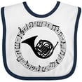 thumbnail image 3 of Inktastic French Horn Music Boys or Girls Baby Bib, 3 of 4