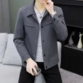 thumbnail image 5 of Chaquetas azules para hombre, trajes y blazers cortos negros para hombre, ropa masculina recortada, verano, vintage, diseñador de lujo, moda clásica 2024, 5 of 5