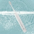 thumbnail image 1 of Cepillo de dientes eléctrico potente para adultos con temporizador, 5 modos, cargador USB, recargable, cabezales de repuesto, mango, 1 of 9