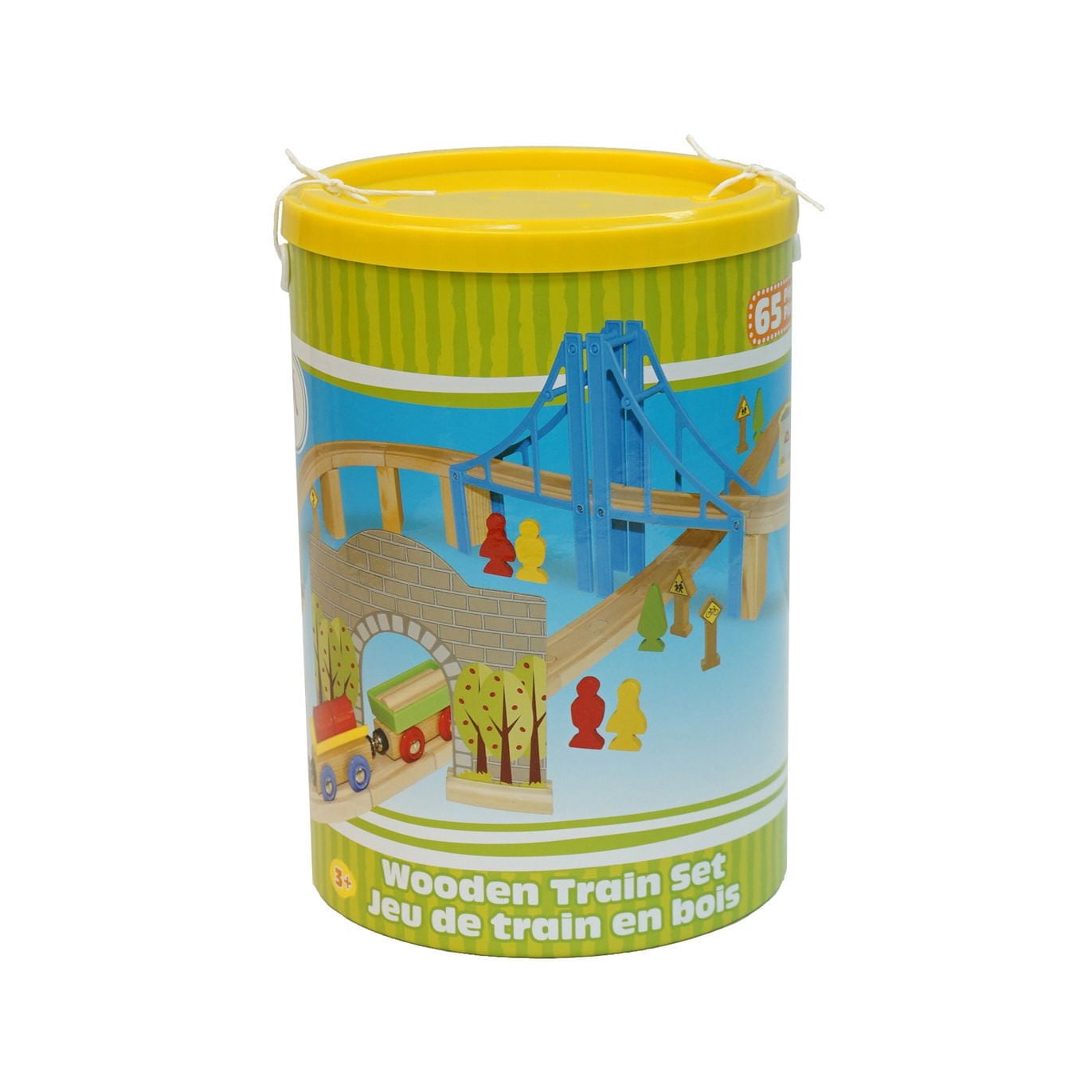 Ens. jouet train en bois Spark Create Imagine