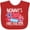Red, variant on Inktastic Mommys Little Firecracker with Rocket and Fireworks Boys or Girls Baby Bib