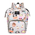 thumbnail image 1 of Bolsa de pañales de gran capacidad para mamá, mochila impermeable de viaje al aire libre, bolsa de maternidad para pañales de bebé, bolsa de viaje para cochecito, 1 of 4