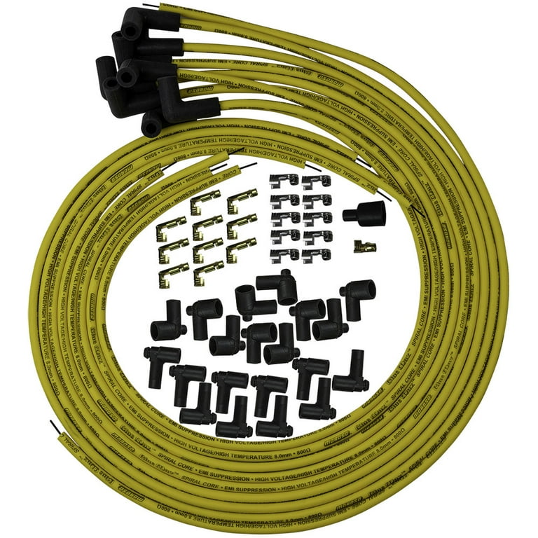 Moroso Blue Max Ignition Wire Set Yellow Moroso Blue Max Ignition Wire Set Yellow