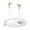 White, variant on EMF Radiation-Free Air Tube Earbud Headphones